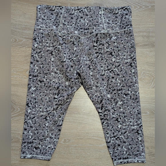Athleta Elation Textured 7/8 Tight Meadow Decadent Chocolate Leggings Women's 3X - Picture 7 of 8